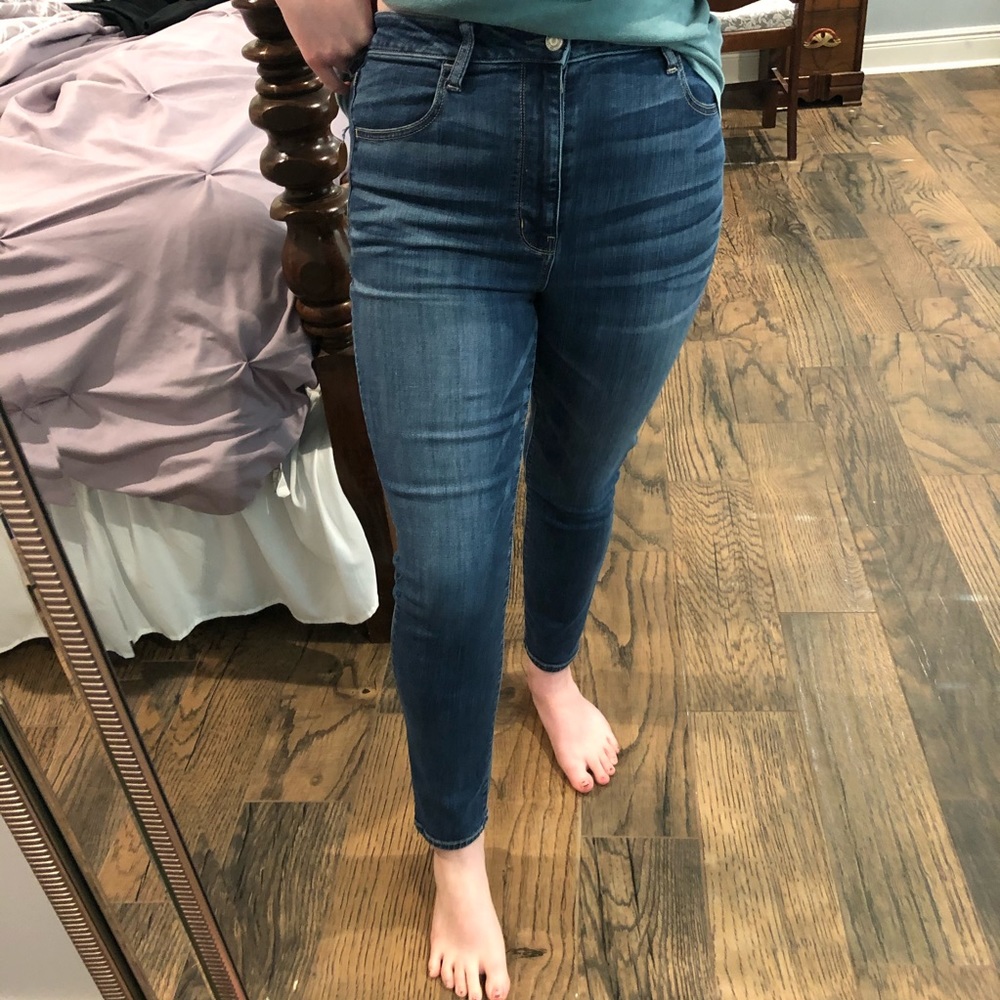 American Eagle Super High Rise Skinny Jeans
